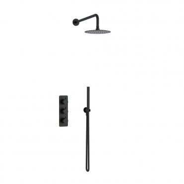 Ravine 3 handle triple diverter concealed thermostatic valve