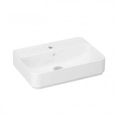 Ravine 600ml 1TH Countertop Basin in White