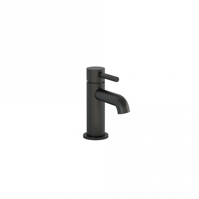 IMEX Ravine basin mixer in Matt Black with universal clicker waste