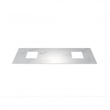 Ravine Quartz 1500 White Marble Worktop