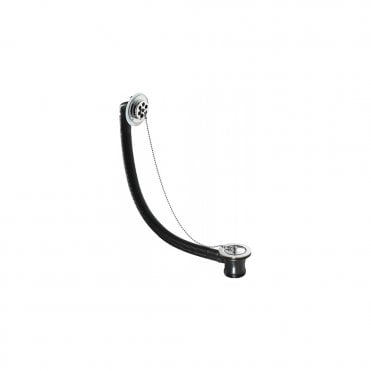 Standard bath waste Chrome brass plug and chain