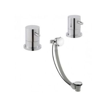 JustTaps Florence Freeflow Bath Filler Chrome 55809A6