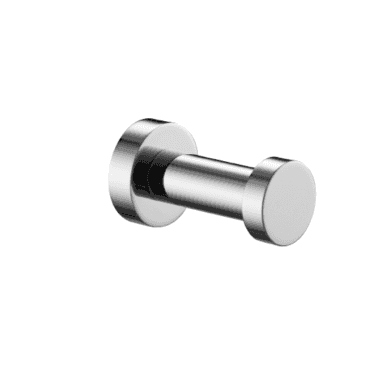 Florence Round Wall Mounted Robe Hook - Chrome