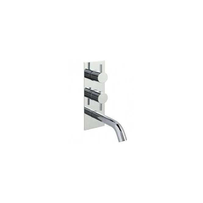 JustTaps Florence Thermostastic 2 Outlet Concealed Shower Valve with Spout 5865