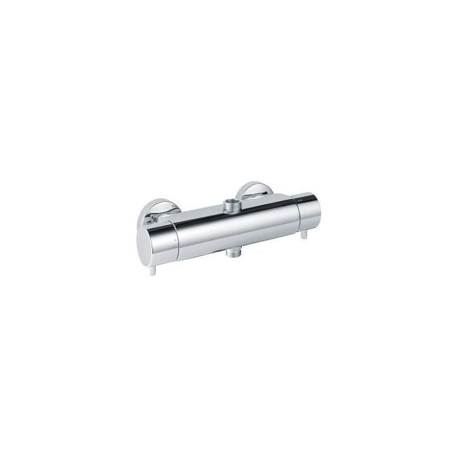 JustTaps  Florence Thermostatic Wall Mounted Bar Valve 2 Outlet Chrome 5281