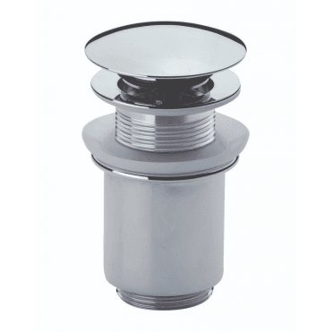 Grosvenor Click Clack Unslotted Basin Waste - Chrome