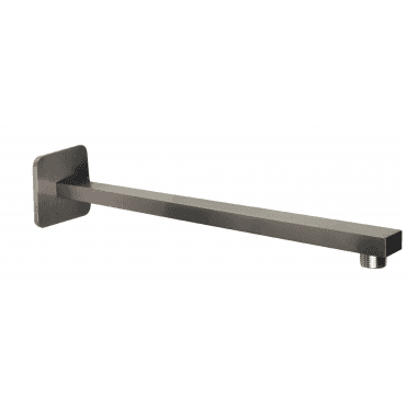 HIX Brushed Black Wall Mounted Shower Arm 390mm