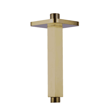 HIX Brushed Brass Ceiling Arm 150mm