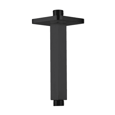 HIX Matt Black Ceiling Arm 150mm