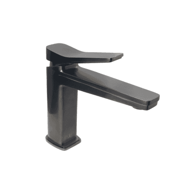 HIX Single Lever Basin Mixer - Brushed Black