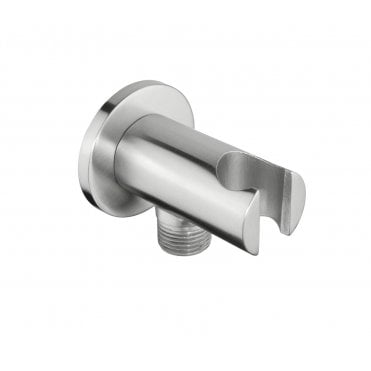 Inox Elbow with Water Outlet - Stainless Steel
