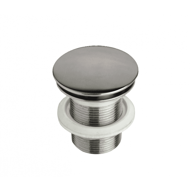 JustTaps Inox Freeflow Unslotted Basin Waste - Stainless Steel