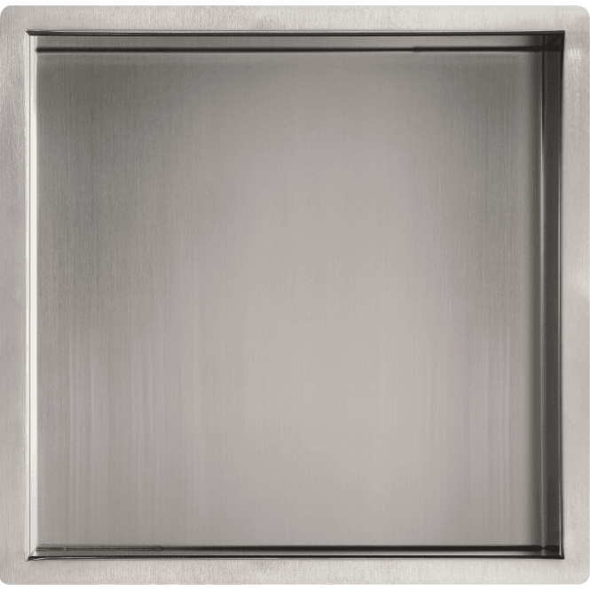 JustTaps Inox Rectangular 300mm Shower Niche - Stainless Steel