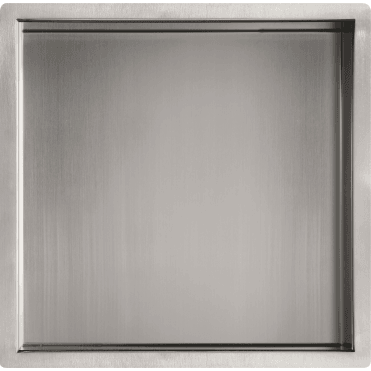 Inox Rectangular 300mm Shower Niche - Stainless Steel
