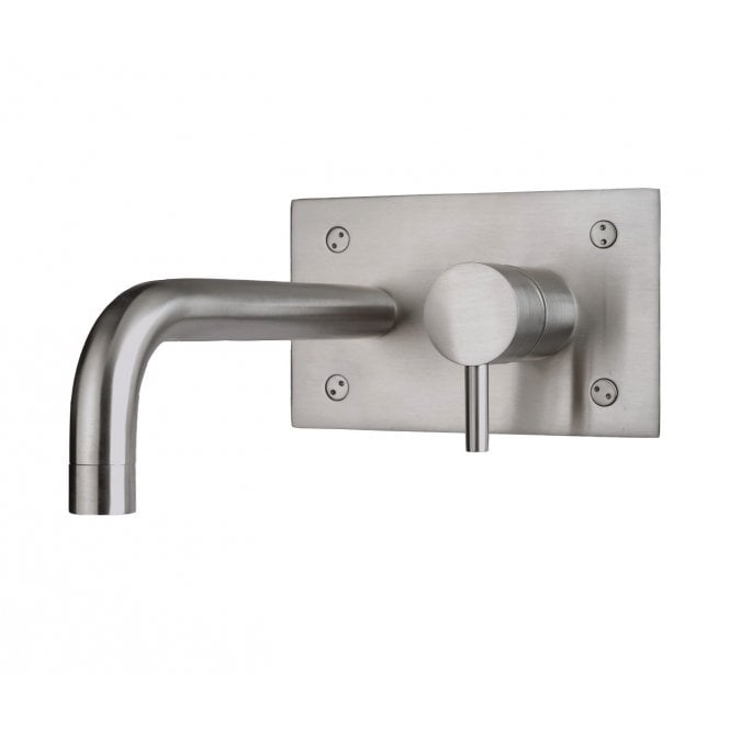 JustTaps Inox Wall Mounted Basin Mixer