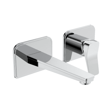 Just Taps HIX Single Lever Wall Mounted Basin Mixer Chrome 32273