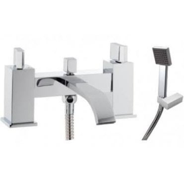 JustTaps Leo Deck Mounted Bath Shower Chrome 45275