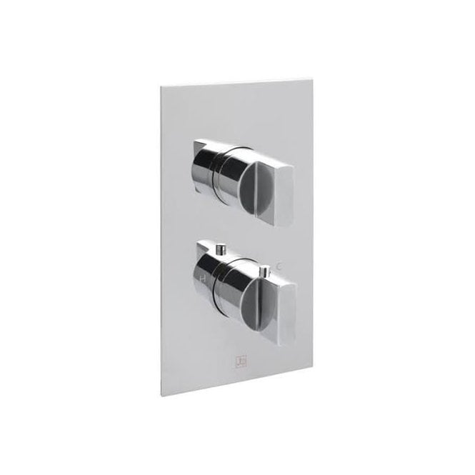 JustTaps  Leo Thermostatic Concealed 2 Outlet Shower Valve 45671