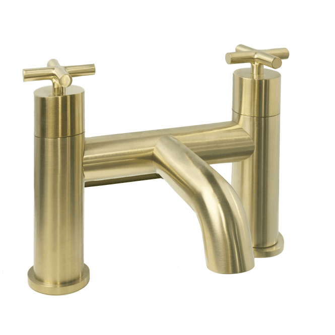 JustTaps Solex Deck Mounted Bath Filler Brushed Brass 66223BBR