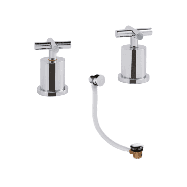 JustTaps Solex Panel Valves With Slim Click Clack Exofill 66809HACC