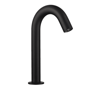 VOS Battery Operated React Sensor Basin Mixer Tap - Matt Black