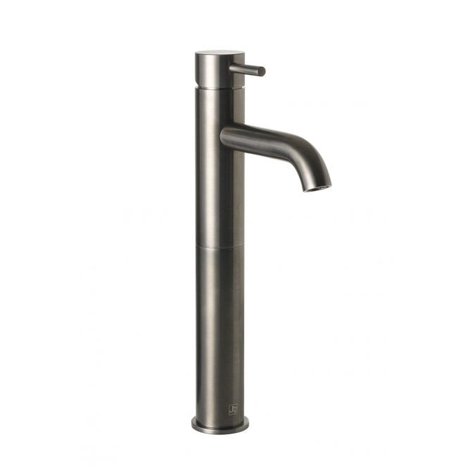 JustTaps VOS Brushed Black Single Lever Tall Basin Mixer