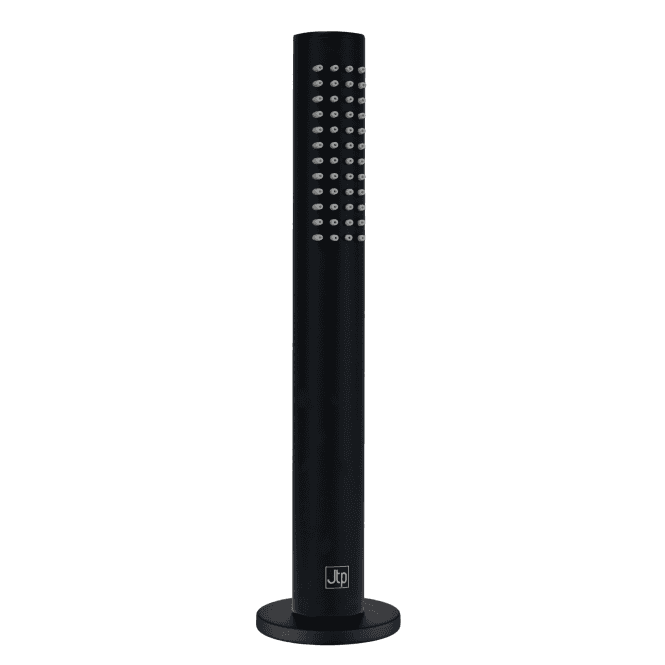 JustTaps VOS Pullout Round Shower Handset With Overflow Waste Drainer - Matt Black