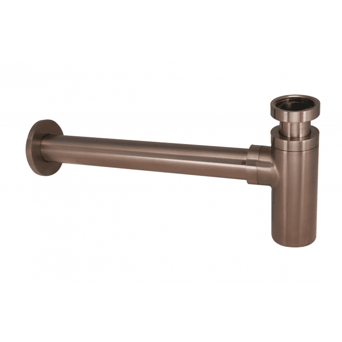 JustTaps VOS Round Bottle Trap - Brushed Bronze