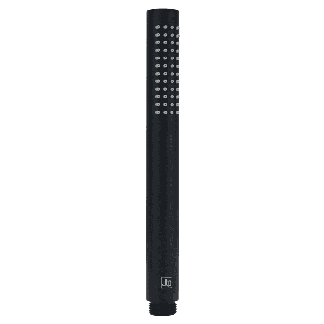 JustTaps VOS Slim Round Single Function Shower Handset - Matt Black
