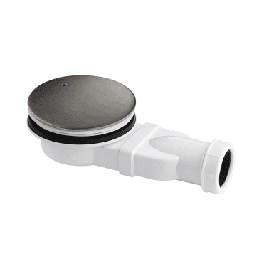 VOS Slim Shower Waste - Brushed Black