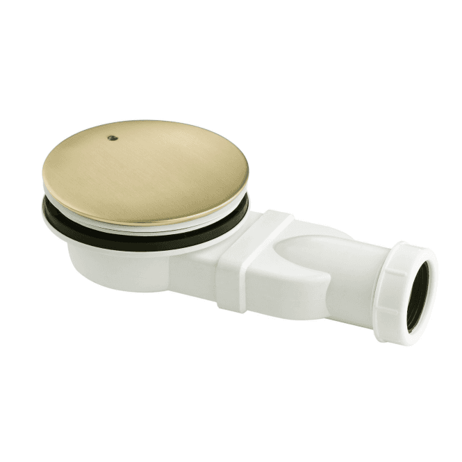 JustTaps VOS Slim Shower Waste - Brushed Brass