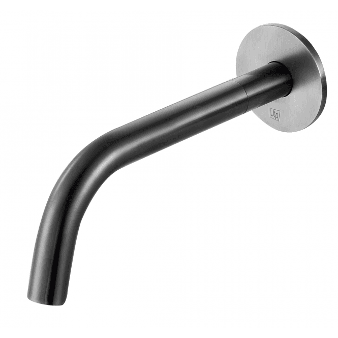 JustTaps VOS Wall Mounted 150mm Bath/Basin Spout - Brushed Black