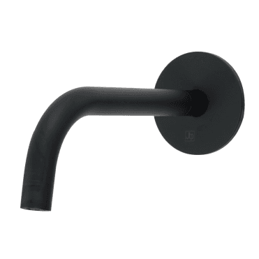 VOS Wall Mounted 150mm Slim Basin Spout - Matt Black