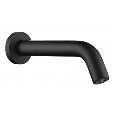 VOS Wall Mounted Battery Operated React Sensor Basin Spout - Matt Black