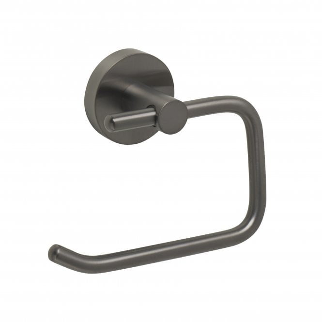 JustTaps VOS Wall Mounted Toilet Roll Holder - Brushed Black