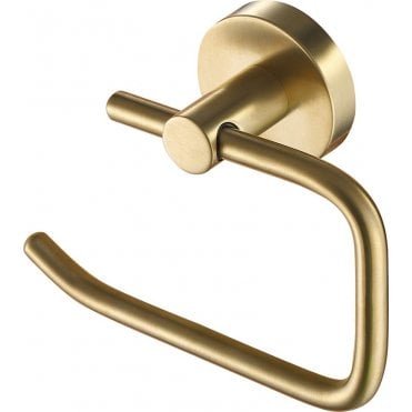 VOS Wall Mounted Toilet Roll Holder - Brushed Brass