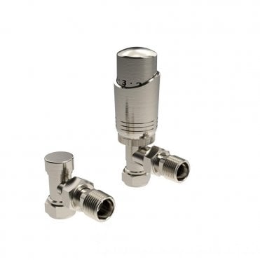 Kartell Design Twin Pack Trv Brushed Nickel Angled