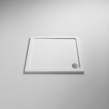 Kartell 1000 x 1000mm Low Profile White Square Shower Tray