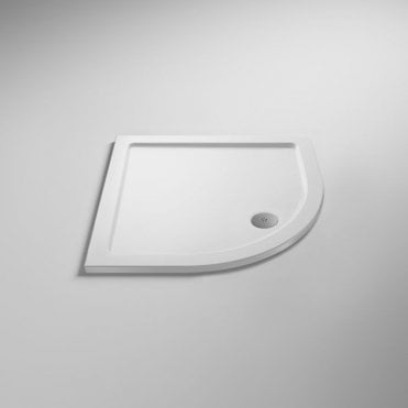 Kartell 1000 x 1000mm Quadrant White Low Profile Shower Tray