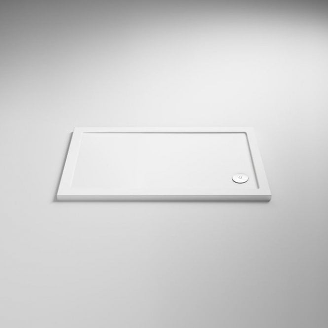 Kartell K-VIT Kartell Anti-Slip 1200 x 700mm Rectangular White Shower Tray