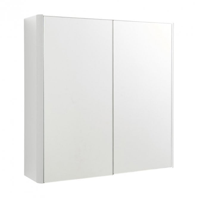 Kartell K-VIT Kartell Arc 600mm Mirror Cabinet White