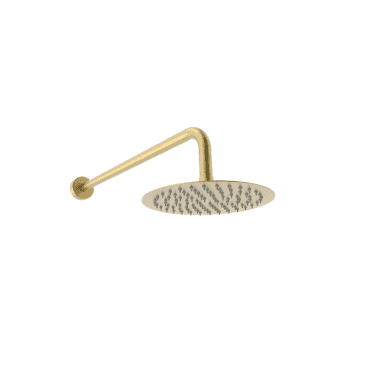 Kartell Fixed Overhead Drencher Brushed Brass