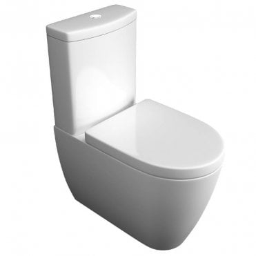 Kartell Genoa Round Comfort Height Rimless Close Coupled Pan (Closed Back)