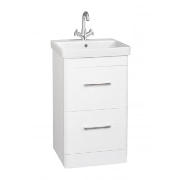 Kartell Options 24 500mm 2 Drawer Unit White