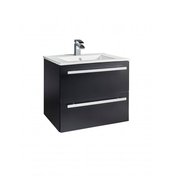 Kartell K-VIT Kartell Purity Matt Black 600mm Wall Mounted Unit