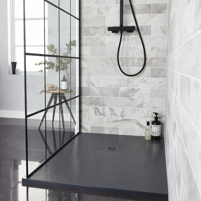 Kartell K-VIT Kartell Stone Rectangle Tray - 1400 x 800mm Graphite