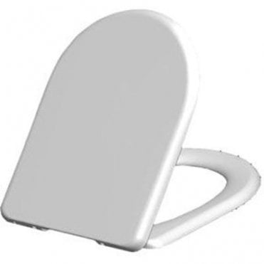 KORONA SOFT CLOSE TOP FIX METAL HINGE D SHAPE TOILET SEAT 1.9kg