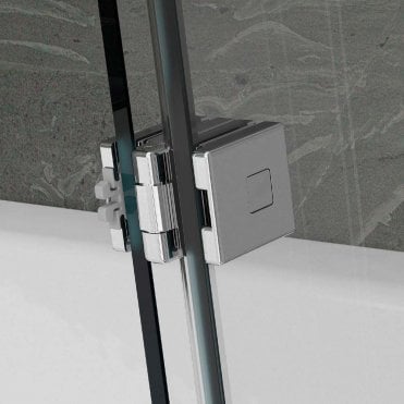 Kudos 2 Panel In-fold Bath Screen 8mm (right hand)