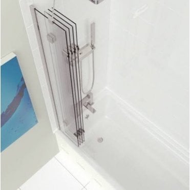Kudos 4 Panel Compact Bath Screen