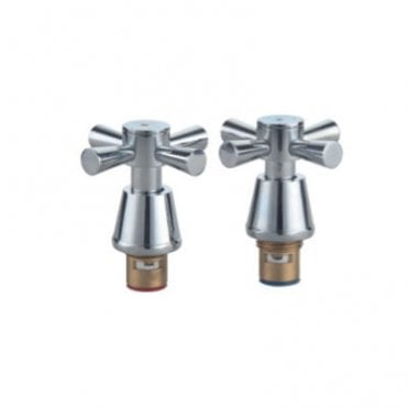 1/2in MODERN CROSS HEAD CHROME PLATED TAP CONVERSION KIT
